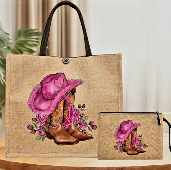 2 piece women's tote & mini purse set - Picture 4 of 13
